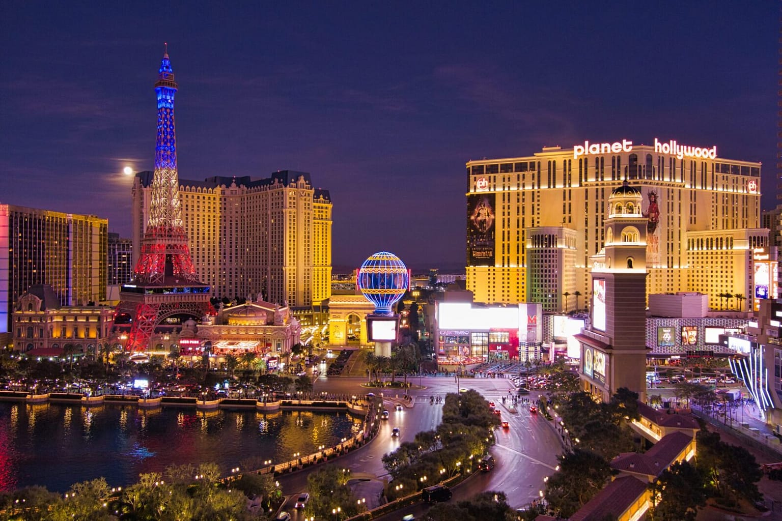 Las Vegas Strip View Paris